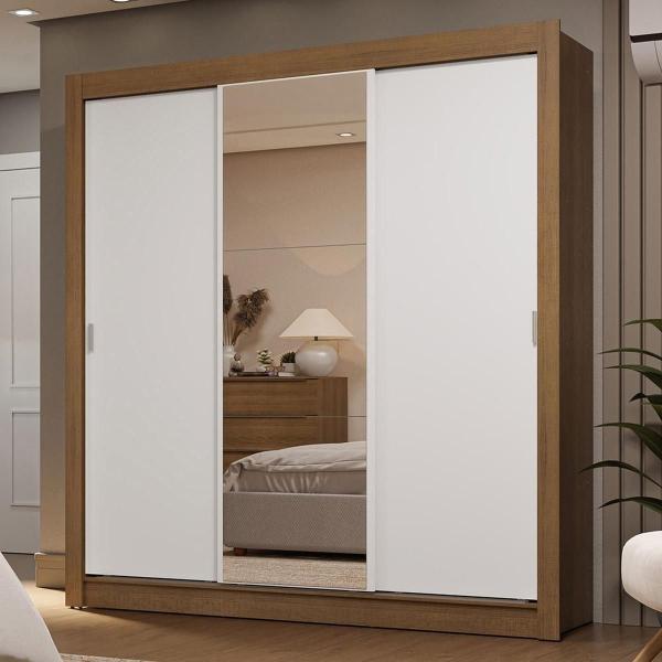 ROPERO CLÓSET MADESA 3 PUERTAS 1 ESPEJO MB 01