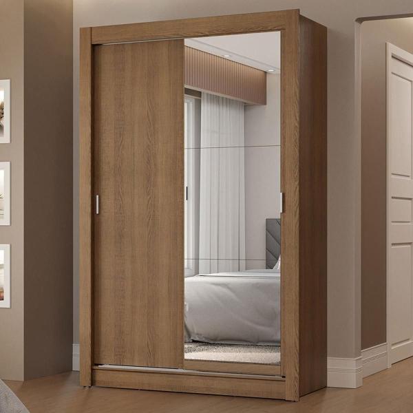 ROPERO CLÓSET MADESA VIVARE 2 PUERTAS 1 ESPEJO MM