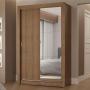 ROPERO CLÓSET MADESA VIVARE 2 PUERTAS 1 ESPEJO MM
