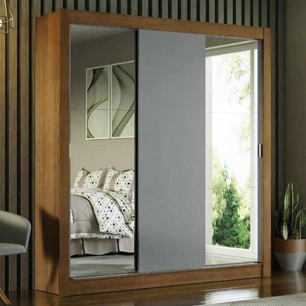 ROPERO CLÓSET MADESA MÓNACO 3 PUERTAS 2 ESPEJOS MG