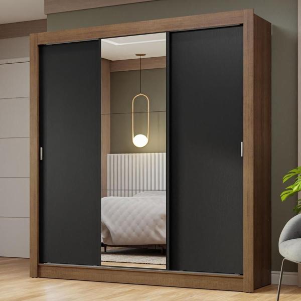ROPERO CLÓSET MADESA 3 PUERTAS 1 ESPEJO MN