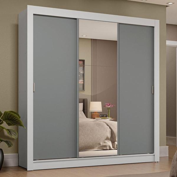 ROPERO CLÓSET MADESA 3 PUERTAS 1 ESPEJO BG 02