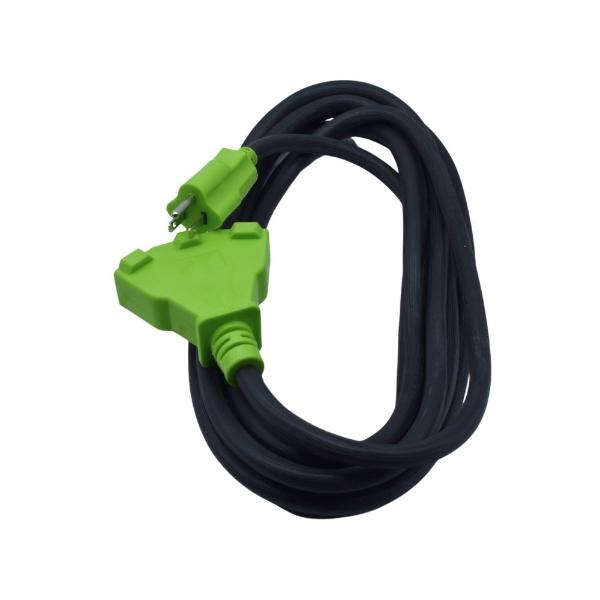 EXTENSIÓN ELECTRICA USO RUDO UMBRELLA 5M 3X14 COLOR NEGRO