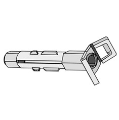 10 TAQUETES CINCHO TORNILLOS3/8PULGADA GRIS