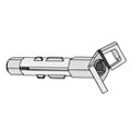 10 TAQUETES CINCHO TORNILLOS3/8PULGADA GRIS