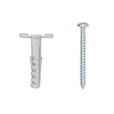 TAQUETE PARA CINCHO DE 5/16 DE PULGADA GRIS 10 PIEZAS