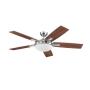 VENTILADOR ALTANO NIQUEL 2 LUCES 5 ASPAS SEQUOIA 52PG COOLFAN