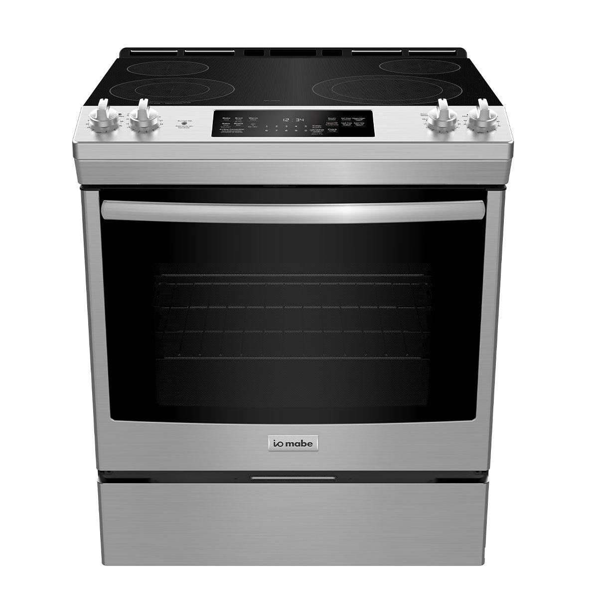 Io7680ess0 estufa de piso eléctrica 240 v 76 cm inoxidable io mabe