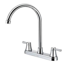 LLAVE MEZCLADORA PARA COCINA DUOMANDO CROMADA