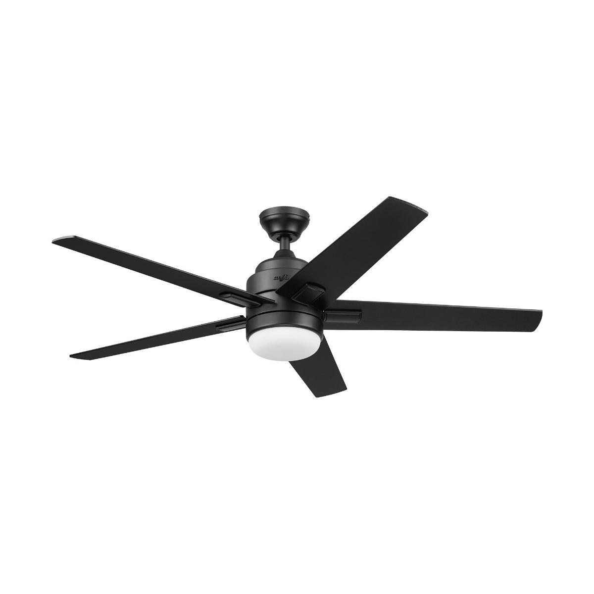 Ventilador de techo barat 52" para interior con led integrado negro