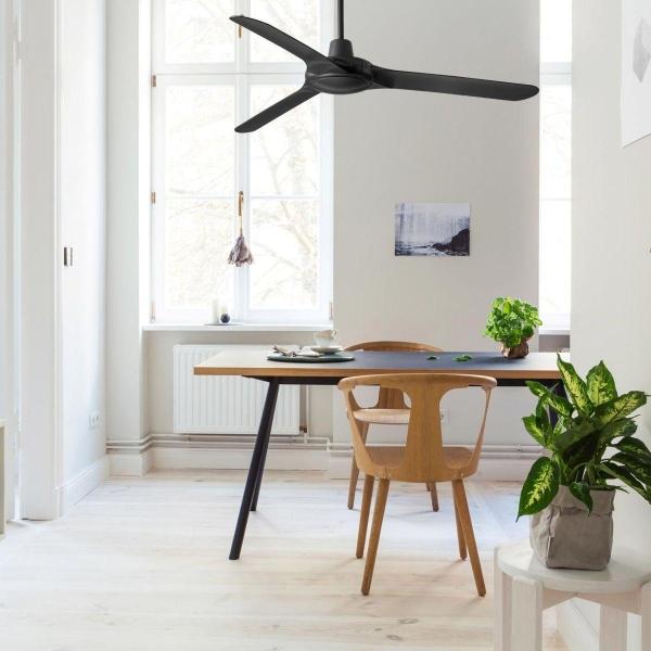 VENTILADOR DE TECHO SPYRO 56" PARA INTERIOR NEGRO