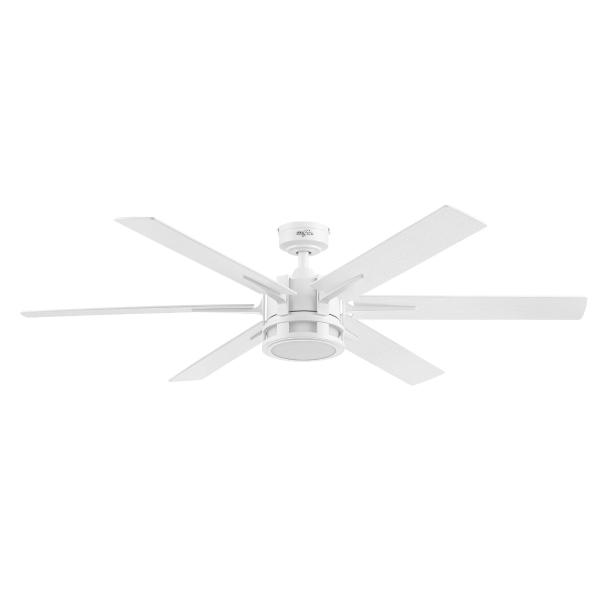VENTILADOR DE TECHO SANTANA 56" PARA INTERIOR CON LED INTEGRADO BLANCO