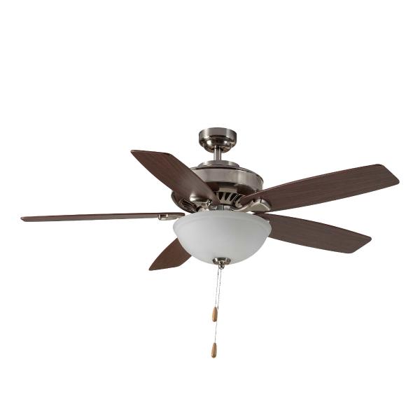 VENTILADOR DE TECHO TORNADO II 52" PARA INTERIOR CON LED INTEGRADO NÍQUEL