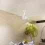 VENTILADOR DE TECHO LOS CABOS 52" PARA EXTERIOR CON LED INTEGRADO BLANCO