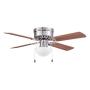 VENTILADOR DE TECHO SAMBA 42" PARA INTERIOR CON LED INTEGRADO NIQUEL