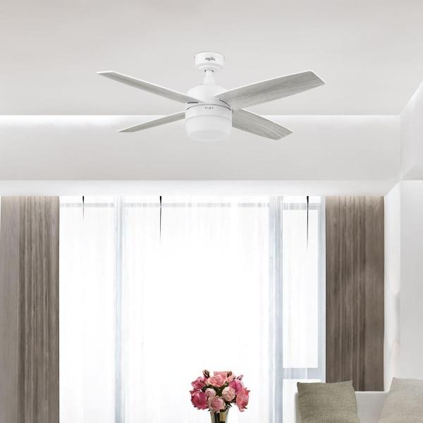 VENTILADOR DE TECHO BELA 44" PARA INTERIOR CON LED INTEGRADO BLANCO