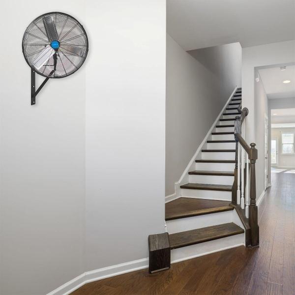 VENTILADOR DE PARED 30" ACAPULCO PARA INTERIOR CON ASPA METÁLICA NEGRO