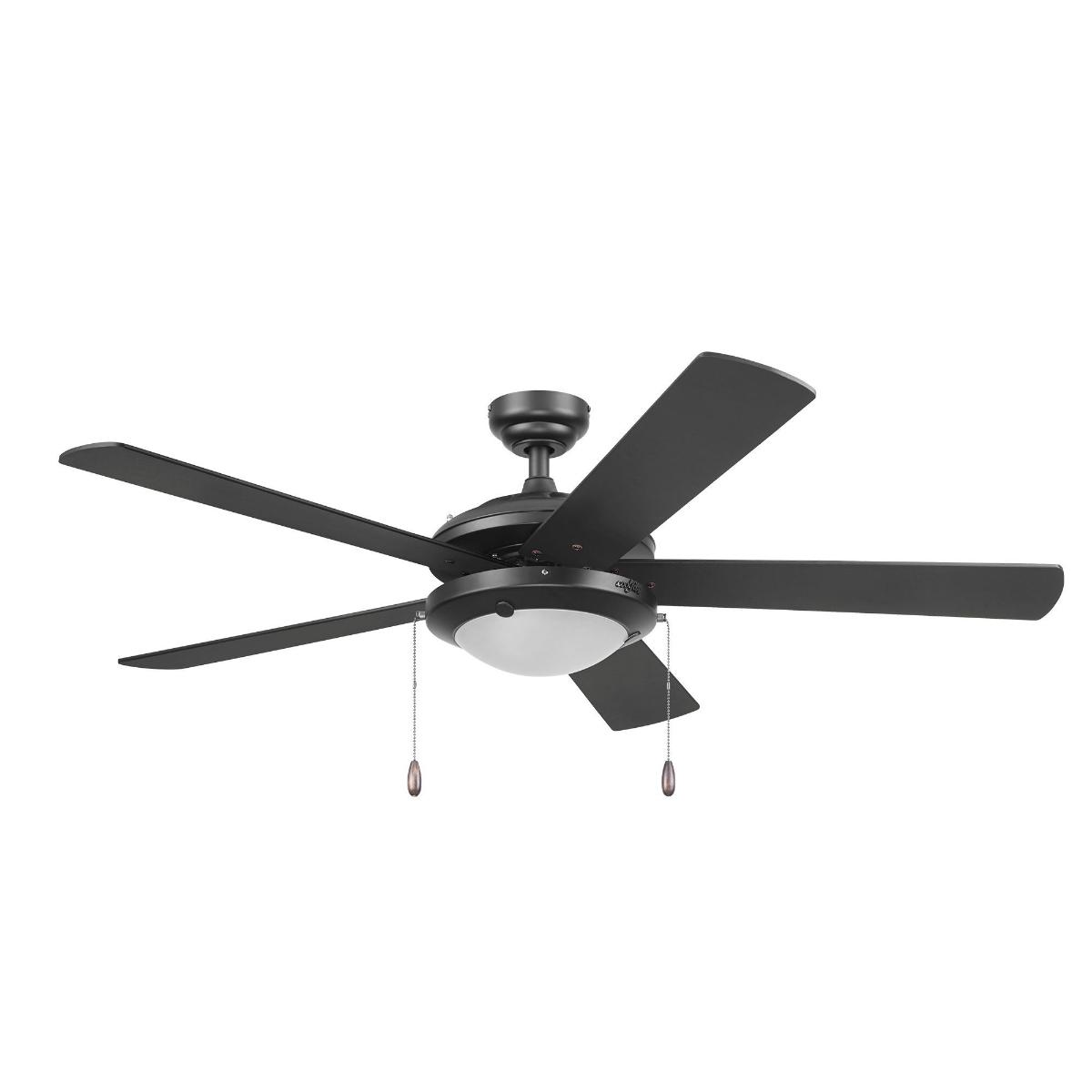 Ventilador de techo vendaval 52" para interior con led integrado negro