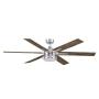 VENTILADOR DE TECHO SANTANA 56" PARA INTERIOR CON LED INTEGRADO NÍQUEL