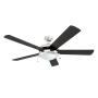 VENTILADOR DE TECHO VENDAVAL 52" PARA INTERIOR CON LED INTEGRADO NÍQUEL
