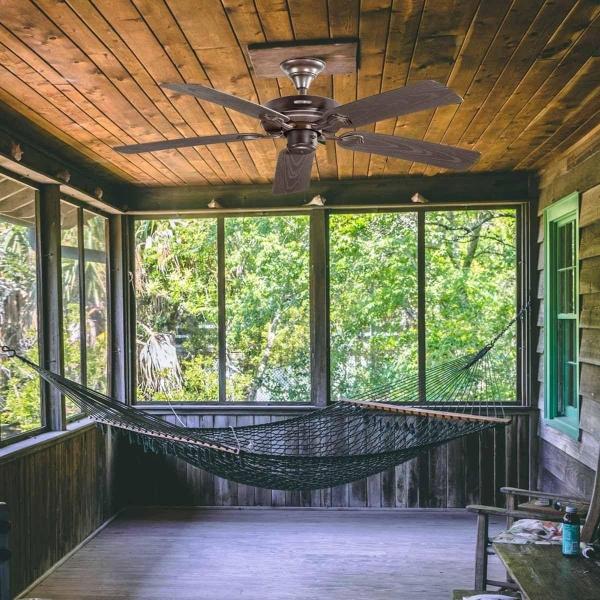 VENTILADOR DE TECHO HURACAN II 52" PARA EXTERIOR CAFÉ