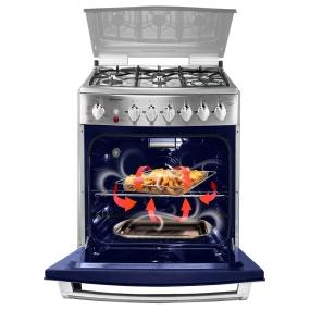 ESTUFA EMPOTRABLE GAS LP CONVERTIBLE A NATURAL 30 PULGADAS 6 QUEMADORES AIR FRYER