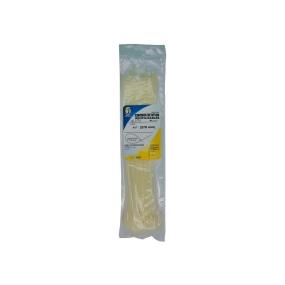 CINCHO SUJETACABLE DE NYLON DE BOLITAS NATURAL REUSABLE