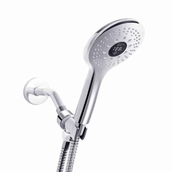 CABEZAL DE DUCHA DE MANO CON PANTALLA LED