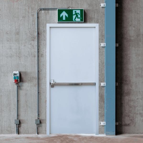 PUERTA DE EMERGENCIA DURASHIELD BLANCO IZQUIERDA 100X220 | The Home ...