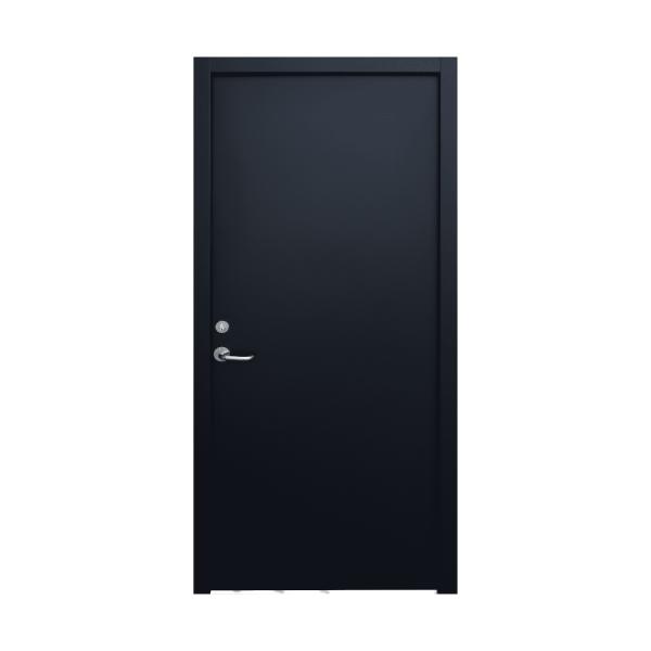 PUERTA MULTIUSOS REFORZADA VANGUARD COLOR NEGRO DERECHA 95X213