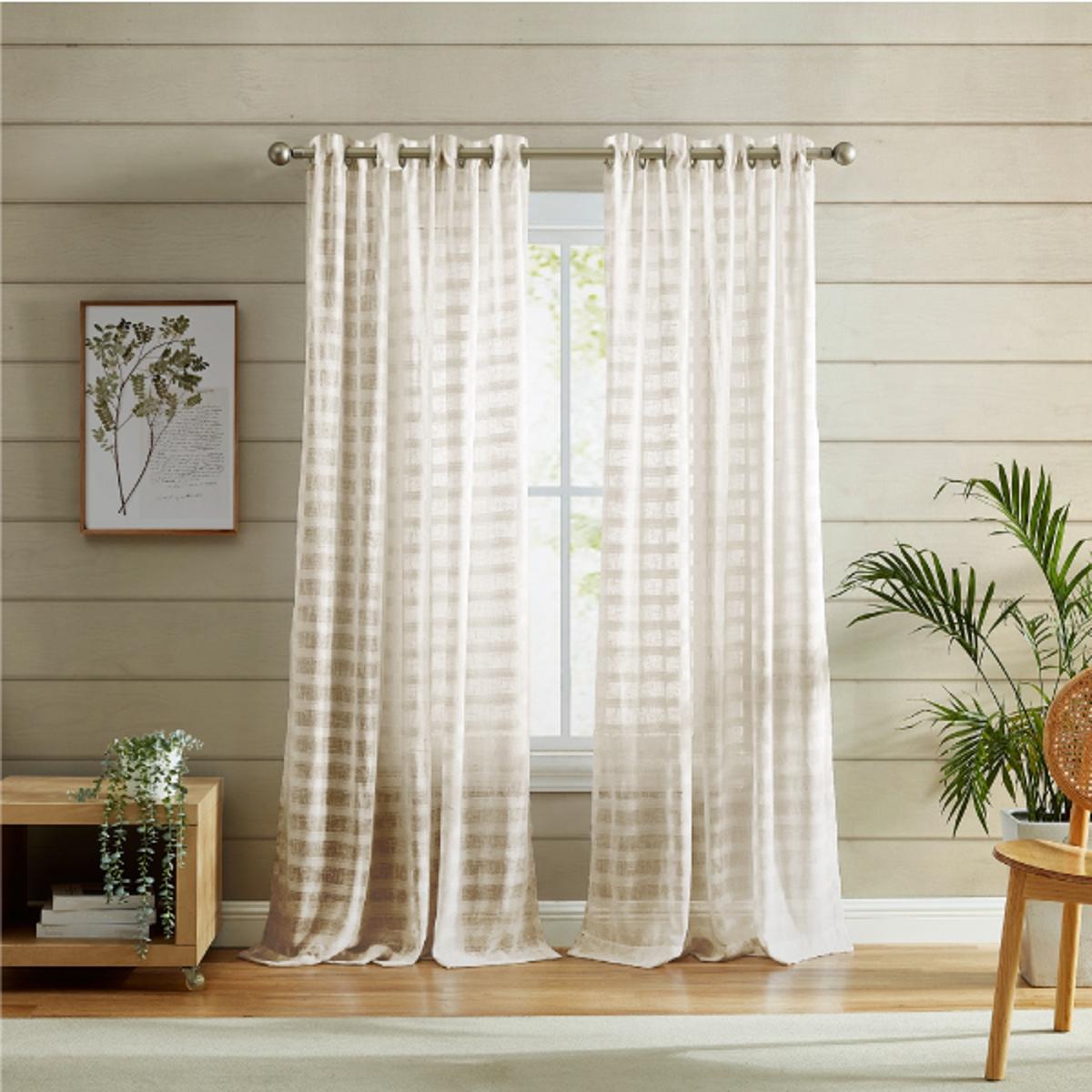 Cortina traslúcida hastings natural