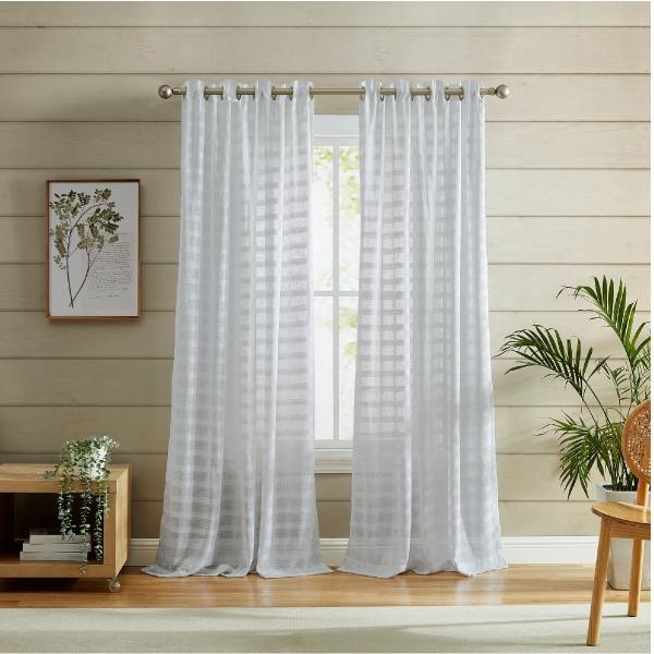 CORTINA TRASLÚCIDA HASTINGS GRIS