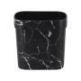 BOTE DE BASURA 12L NEGRO MÁRMOL