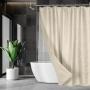 CORTINA DE REGADERA BEIGE + LINER HOMECREATIONS