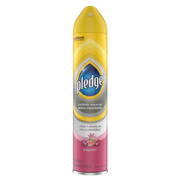 PLEDGE AEROSOL ACERO INOXIDABLE 378 ML