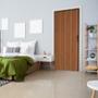 PUERTA PLEGABLE SATURNO 100X215 COLOR ELEGANCE ROBLE CON NEGRO PDQ