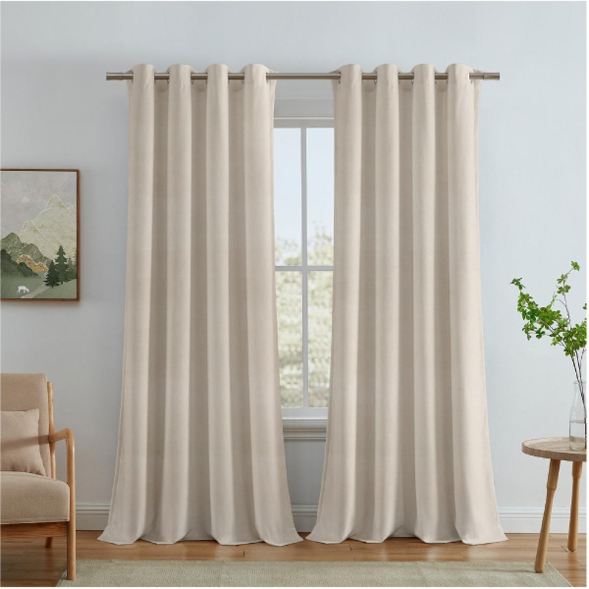 Cortina blackout modelo carlisle color khaki