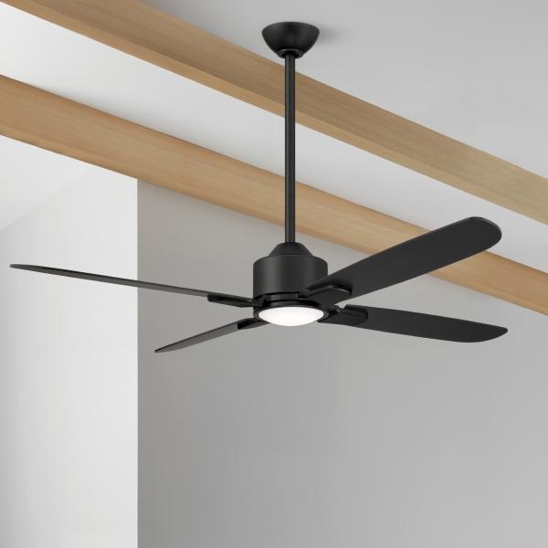 VENTILADOR DE TECHO CHELIA 56" LED INTEGRADO PARA INTERIOR NEGRO