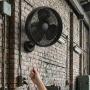 VENTILADOR DE PARED HENTON 18" PARA INTERIOR/EXTERIOR NEGRO