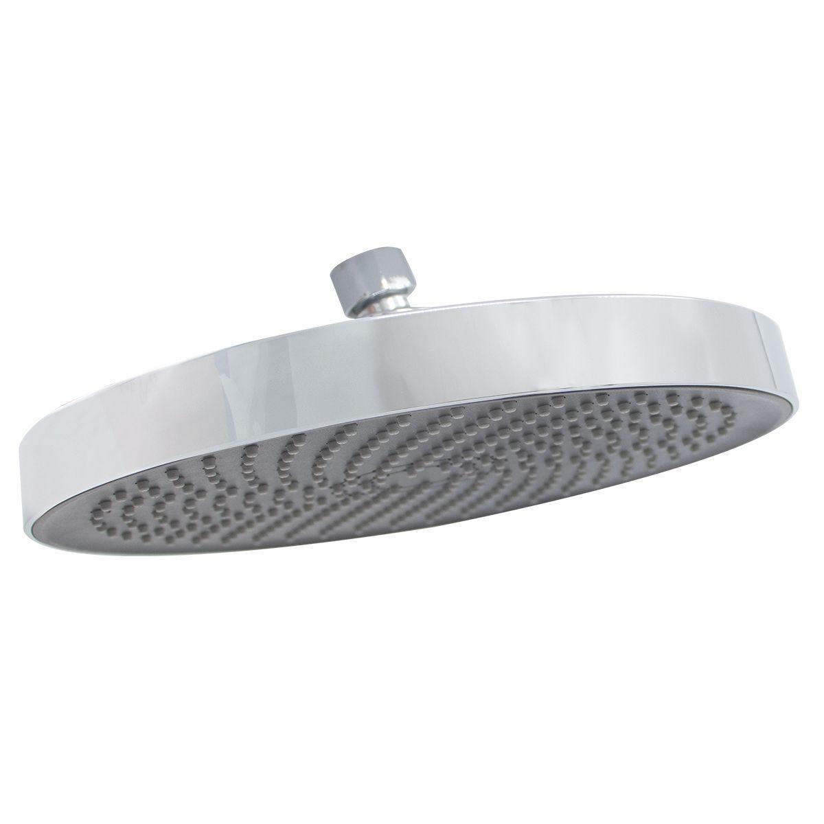 Regadera redonda 10" abs acabado cromo