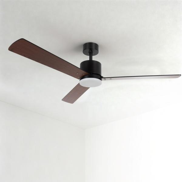 VENTILADOR DE TECHO ORLA 52" LED INTEGRADO PARA INTERIOR NEGRO