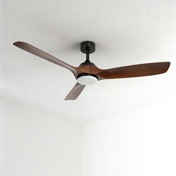 VENTILADOR DE TECHO INTERIOR PINECREST DE 56 PULG CON LED INTEGRADO NEGRO MATE CON CONTROL REMOTO