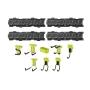 LINK KIT DE ALMACENAMIENTO EN PARED DE 12 PIEZAS