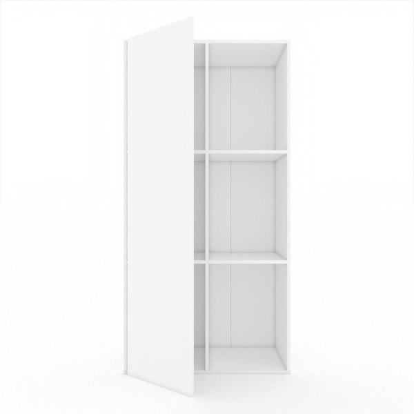 ORGANIZADOR 6 ESPACIOS CON PUERTA BLANCO 60 X 120 X 30 CM