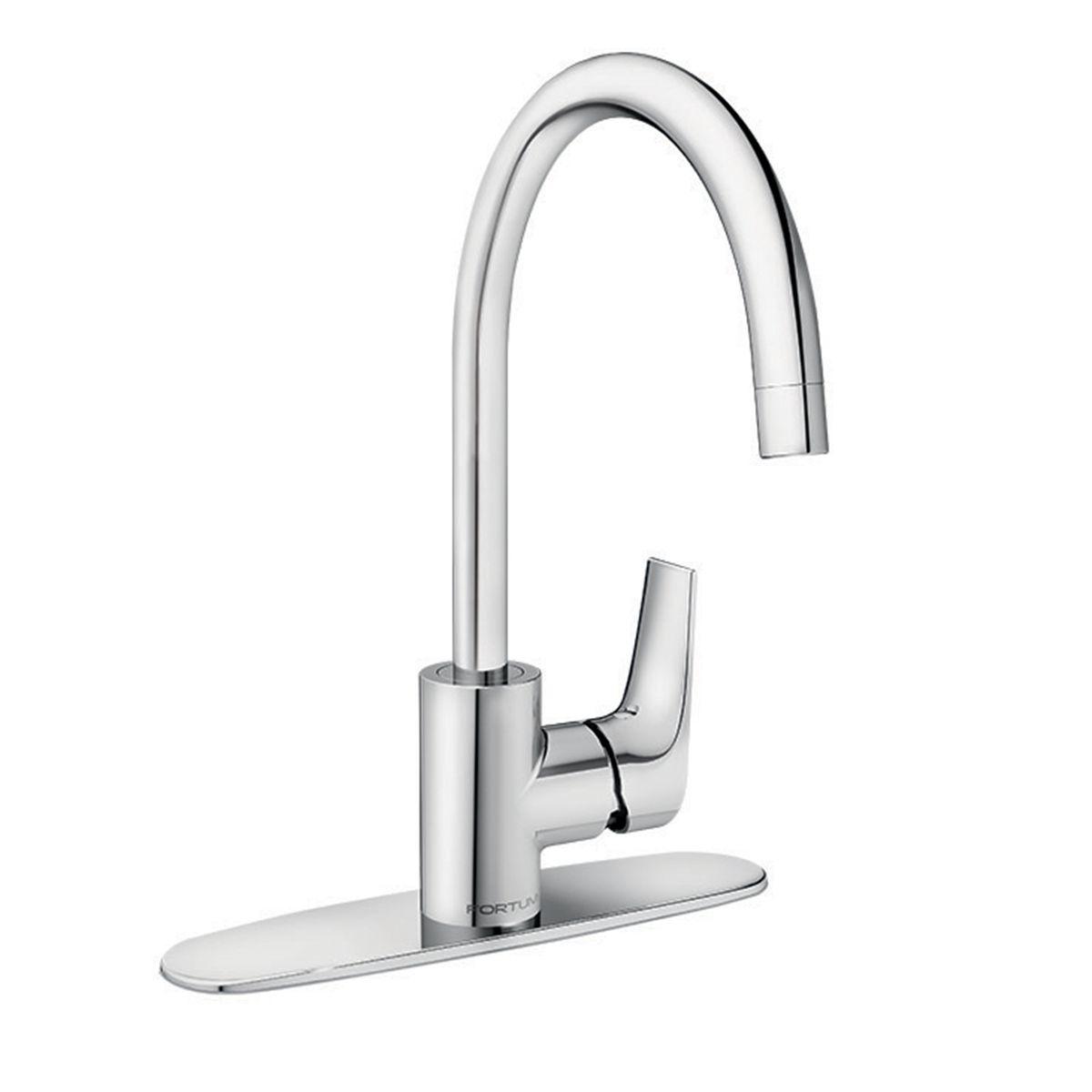 Mezcladora monomando fortum para cocina acabado cromo