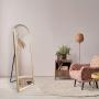 ESPEJO DECORATIVO ARCO STAND 51X158CM DORADO