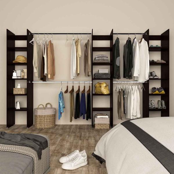 CLOSET 3 TORRES MELAMINA EXPRESSO