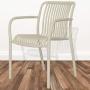 SILLA BEIGE PLASTICA