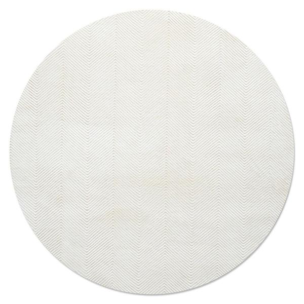 TAPETE TOMMY ROUND CREMA 160 X 160 CM