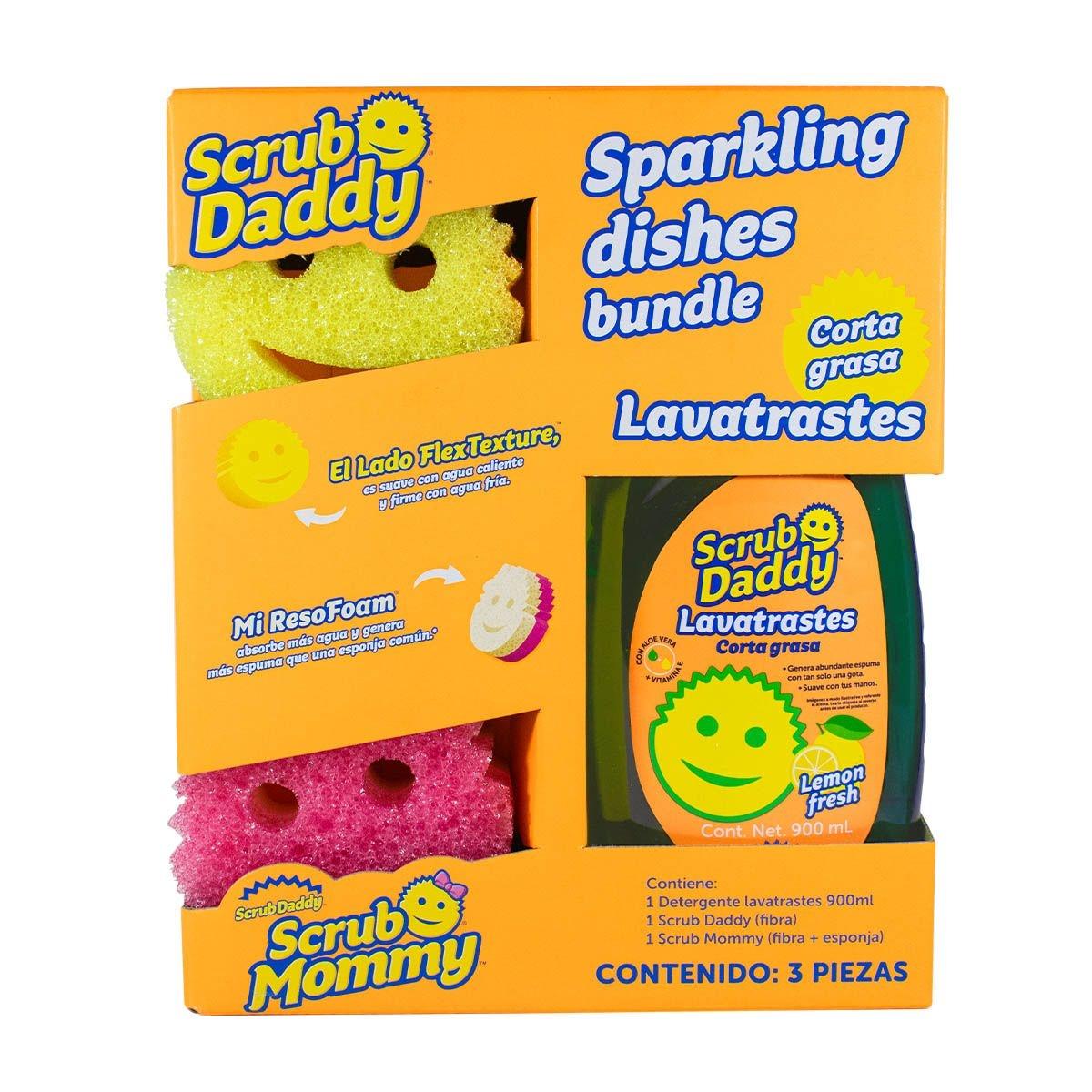 Esponja y lavatraster sparkling dishes bundle